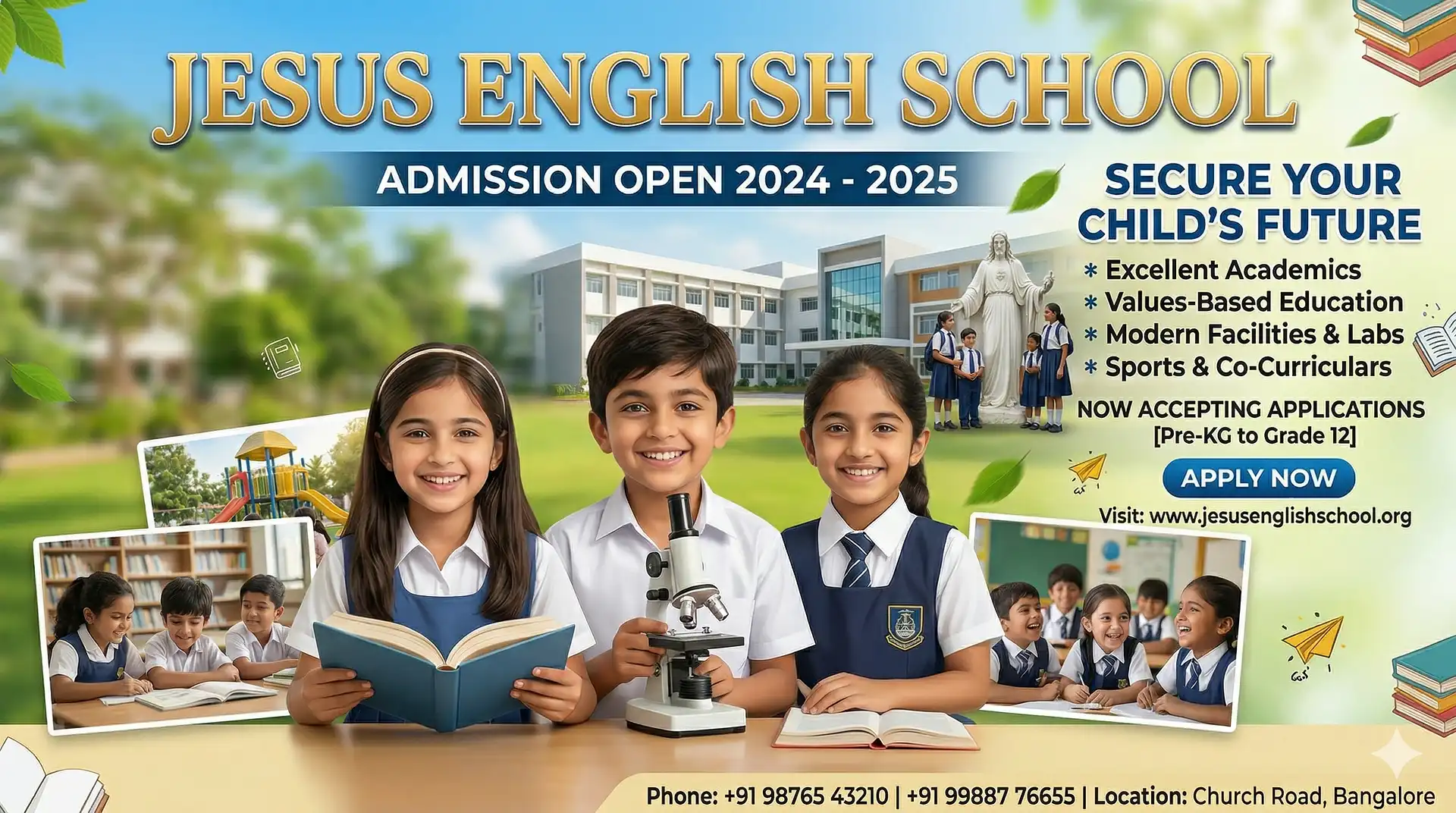 Build Strong Futures with Jesus English School